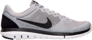Nike Men's Flex Run 2016 Running Shoes | Wolf Grey/Black/White